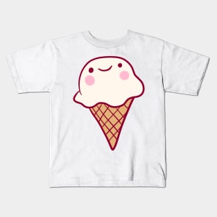 Ice cream cone illustration Kids T-Shirt